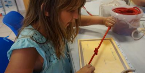 "L'Art des noeuds", Atelier enfants de 6 à 12 ans à Haliotika, Guilvinec