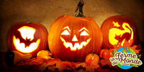 Halloween et valse d'automne à la Ferme du Monde à Carentoir